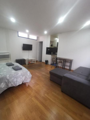Grand studio clame et confortable